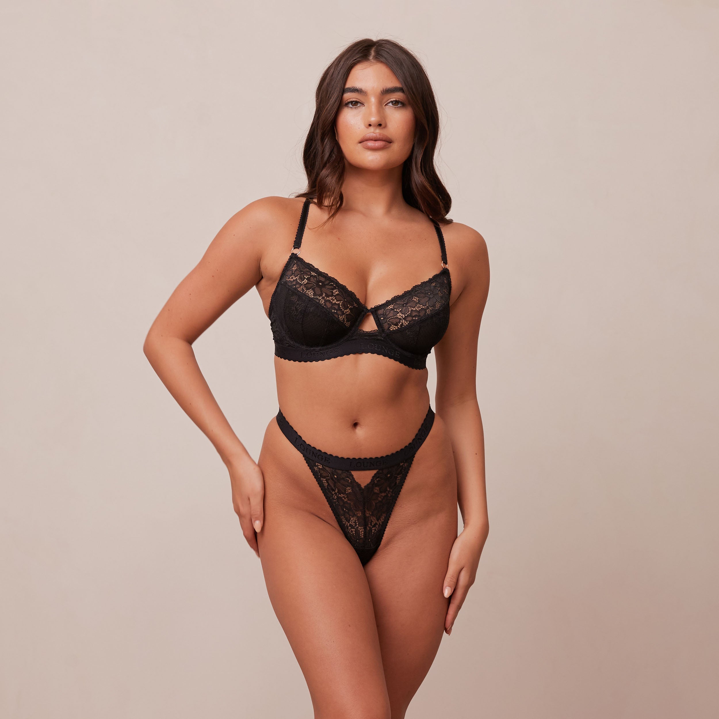 Flair Balcony Bra Black Lounge Underwear