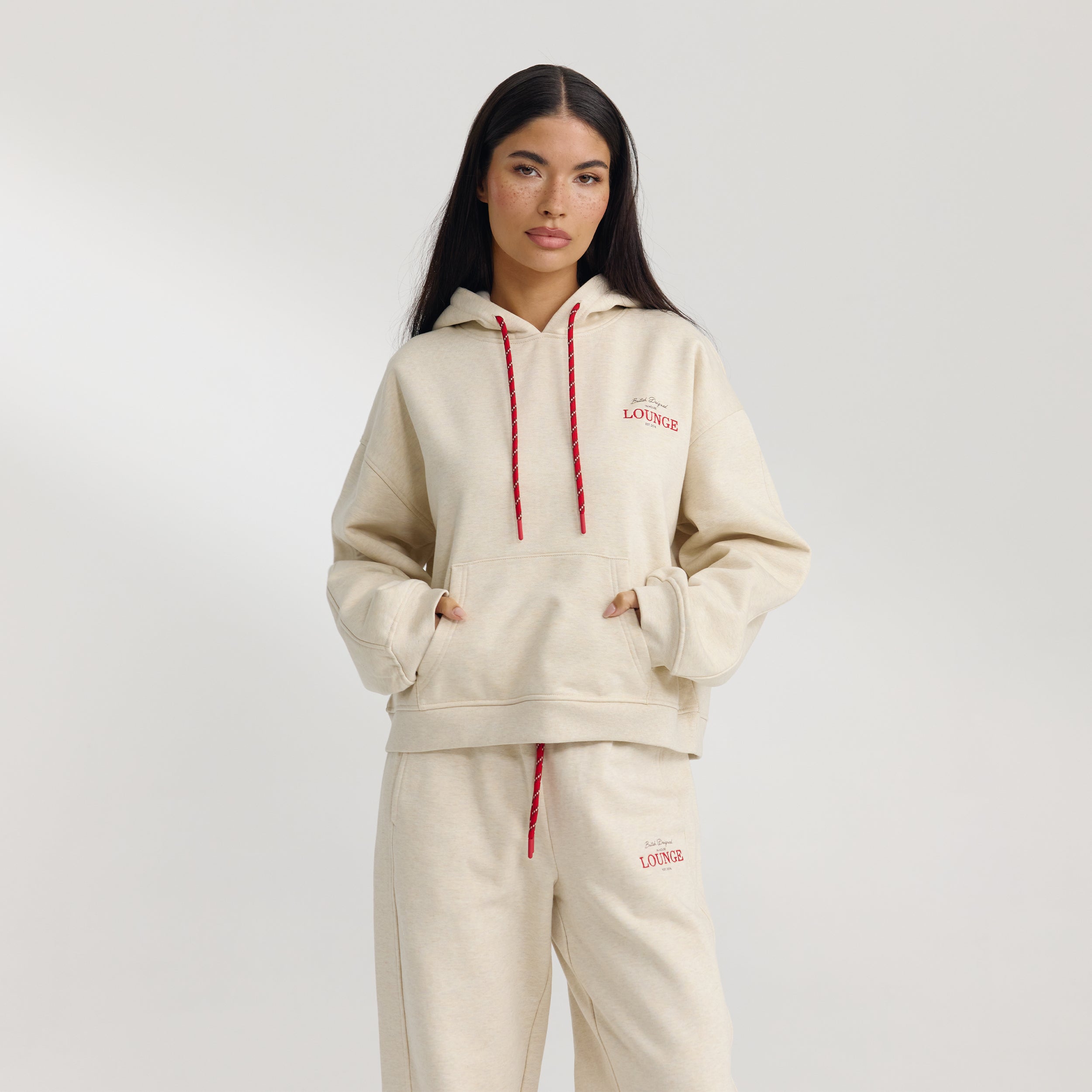 Oversized Hoodie - Oat Marl alternate