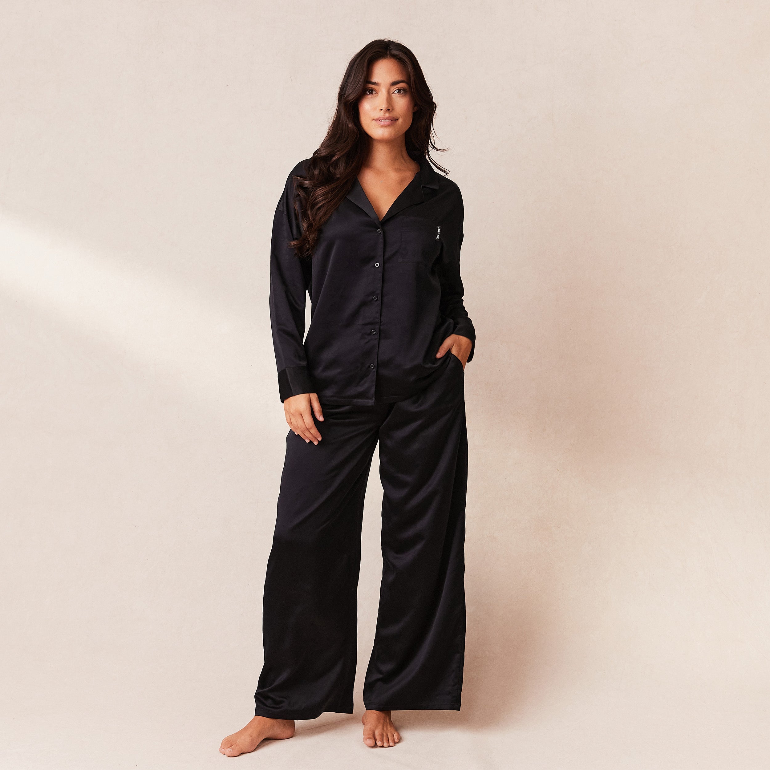 Black deals pyjama bottoms