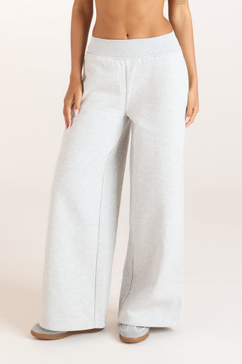 Straight-Leg Joggers - Grey