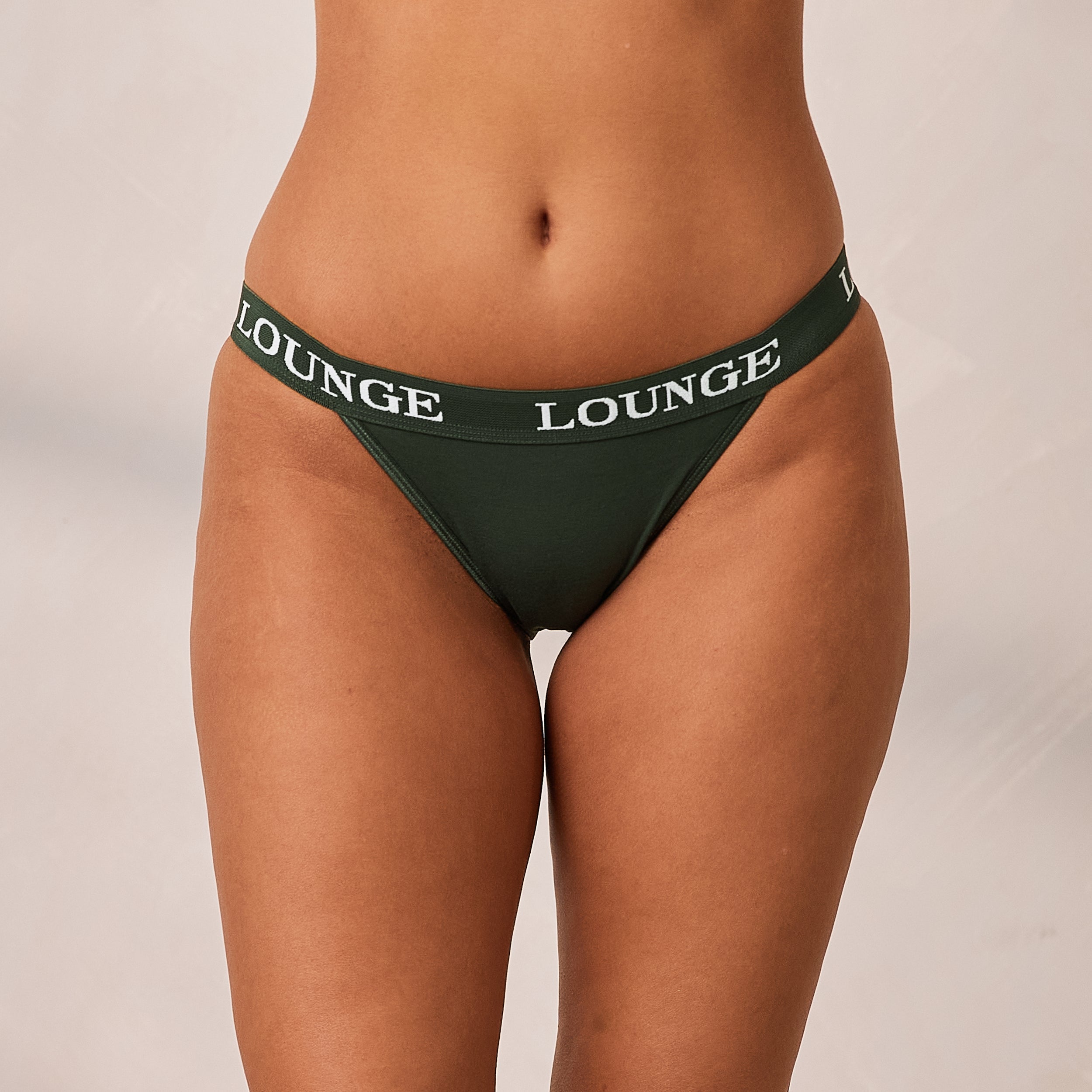 Bamboo Triangle Briefs Pine Green