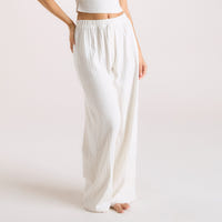 Pointelle Pyjama Bottoms - Cream
