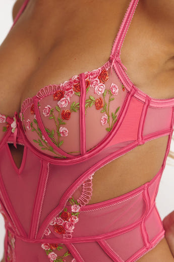 Camellia Bodysuit - Pink alternate