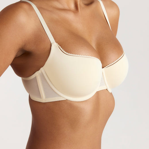 Comfort Balconette Bra - Latte alternate