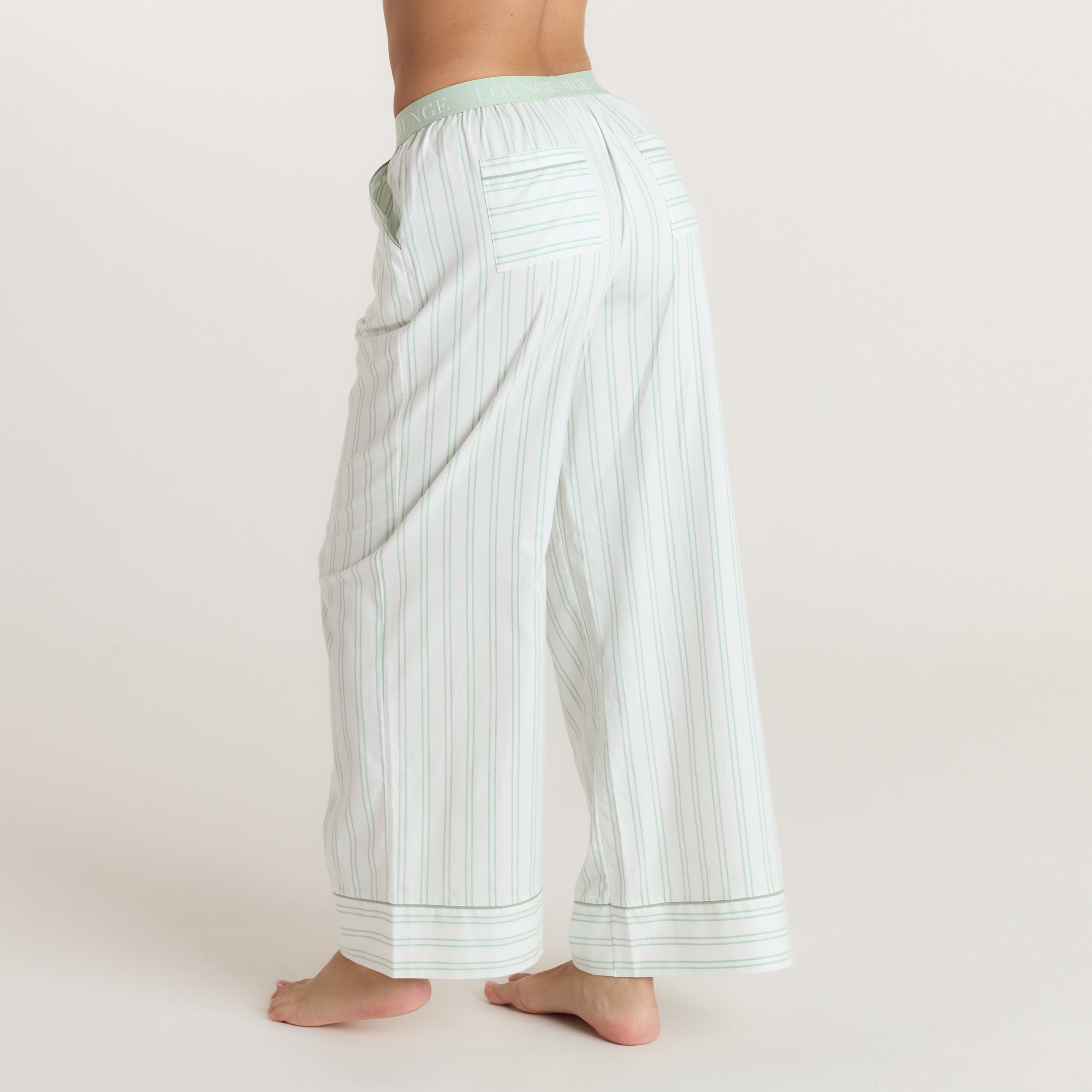 Mistletoe Pyjama Bottoms - Sage alternate