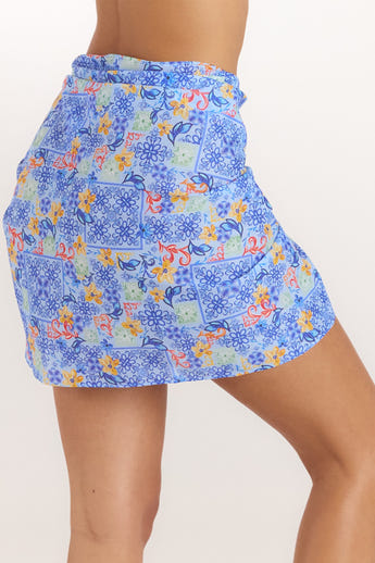 Mosaic Sarong - Blue Print alternate