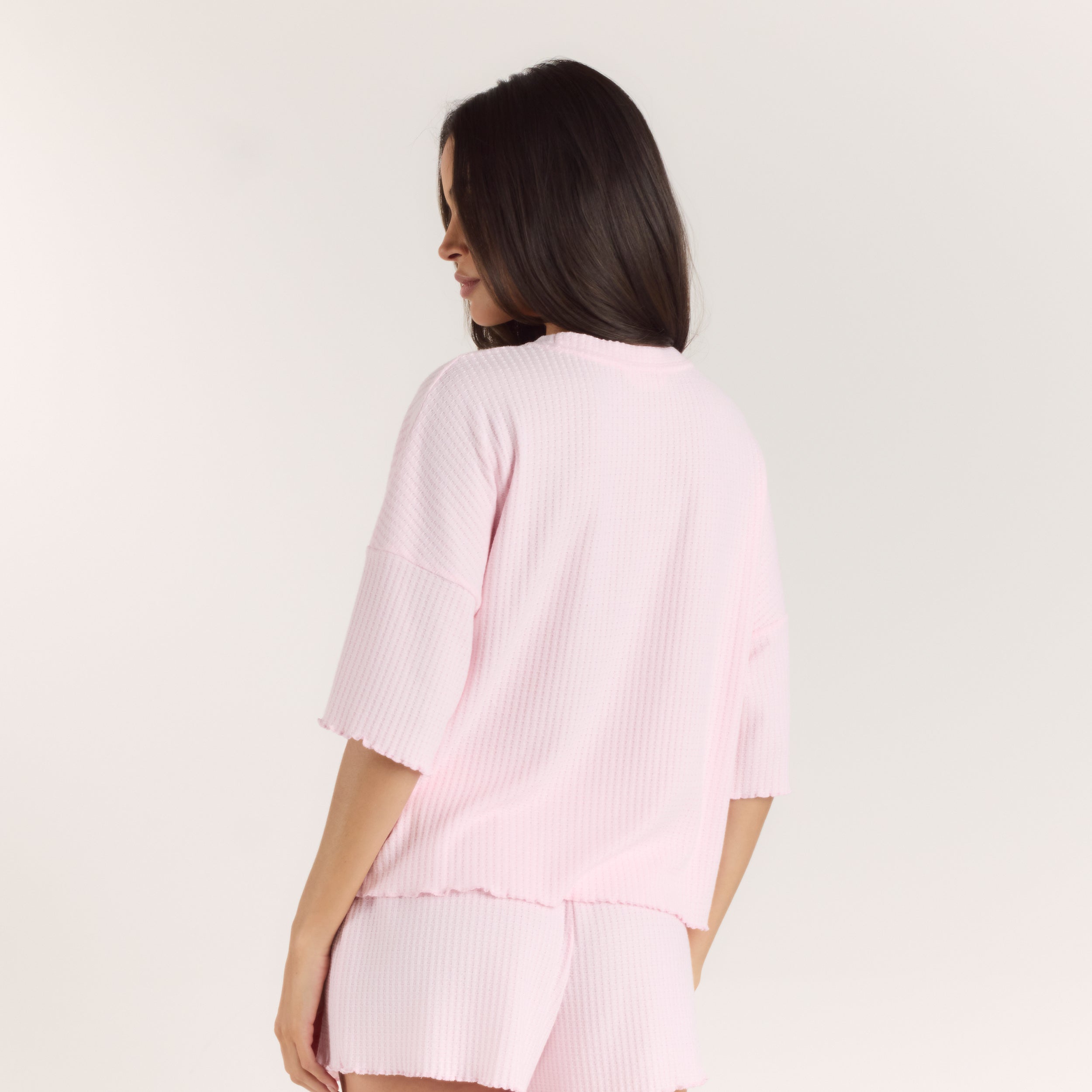 Soft Waffle Pyjama Top | Soft Waffle Pyjama Top - Pink