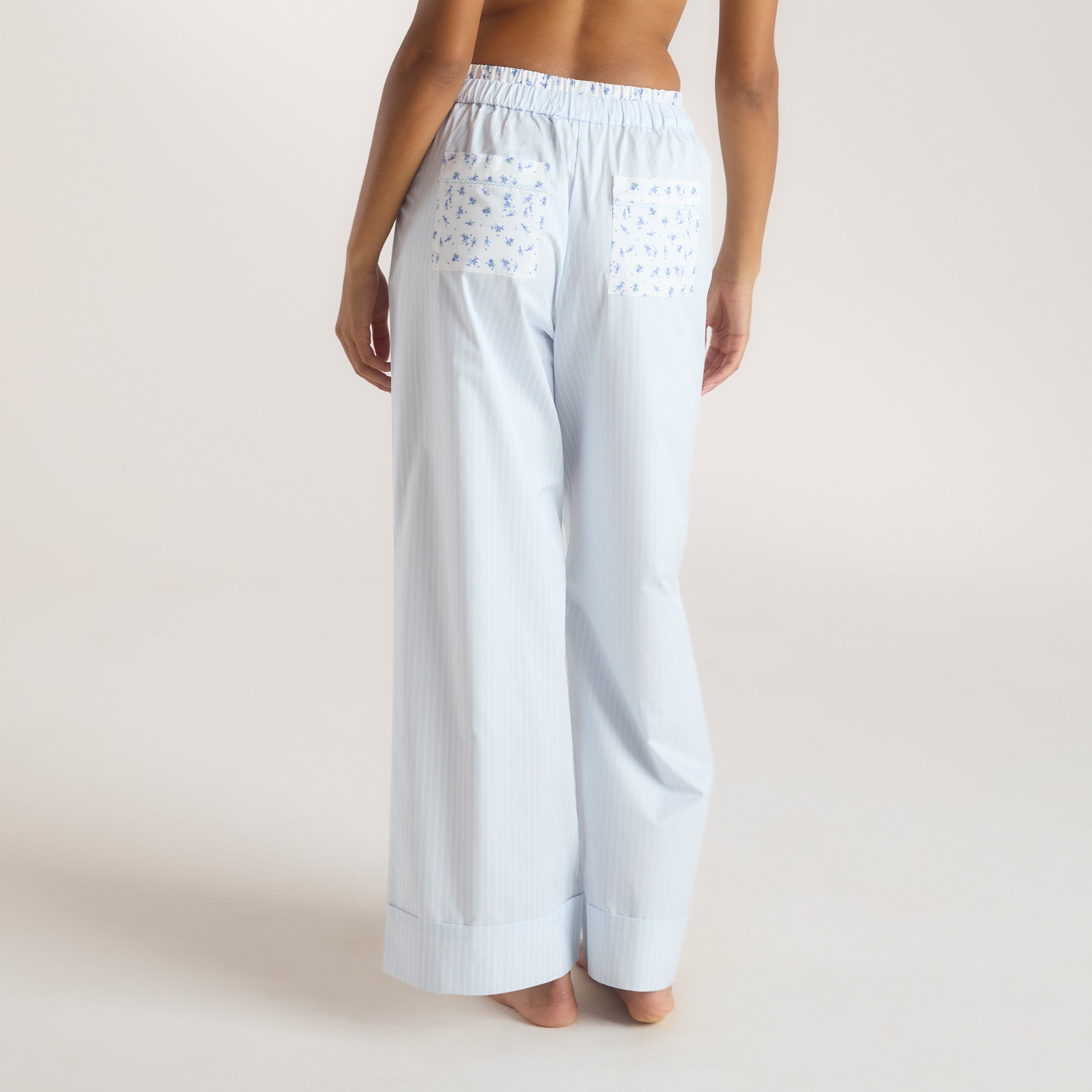 Bloom & Stripe Pyjama Bottoms | Bloom & Stripe Pyjama Bottoms - Blue