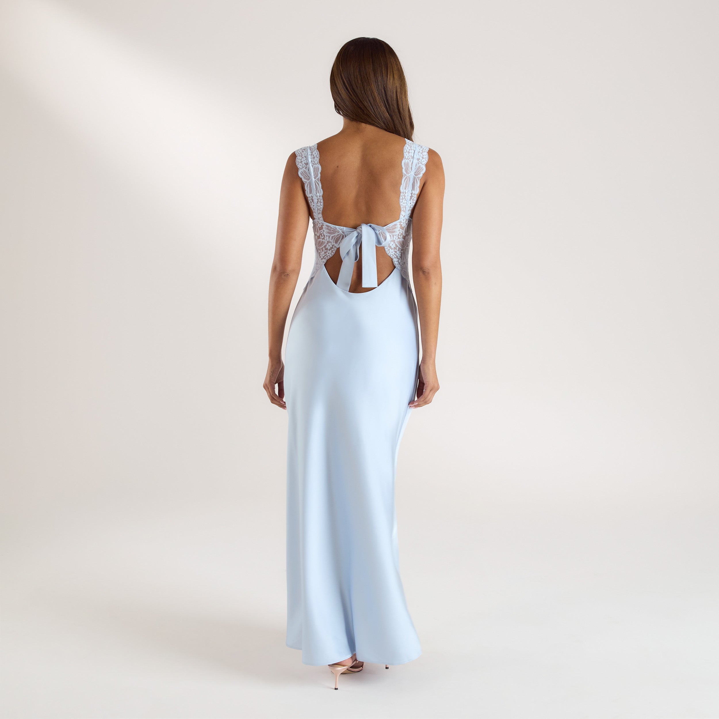 Isla Side Slit Maxi Dress | Isla Side Slit Maxi Dress - Blue