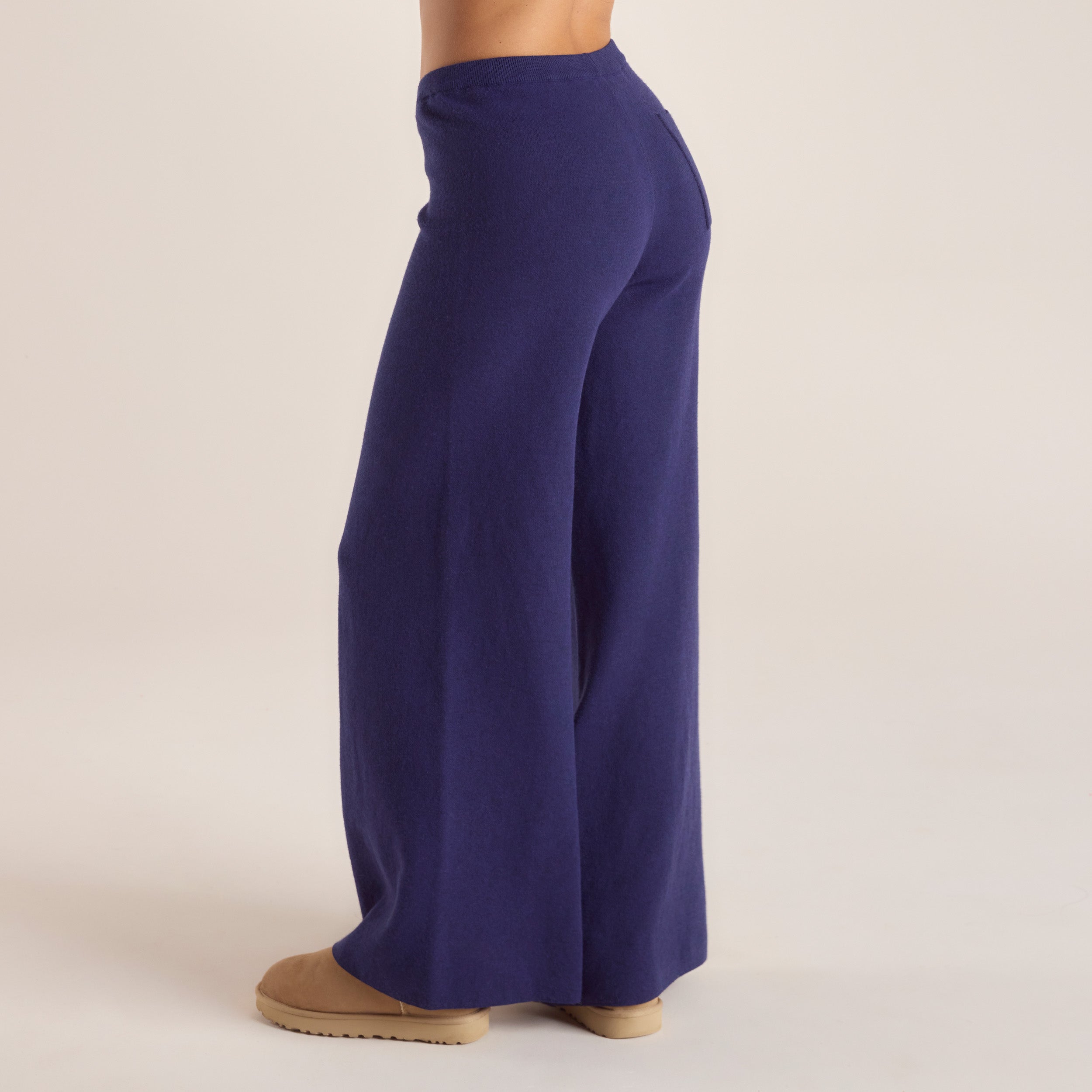 Logo Knitted Trousers | Logo Knitted Trousers - Navy