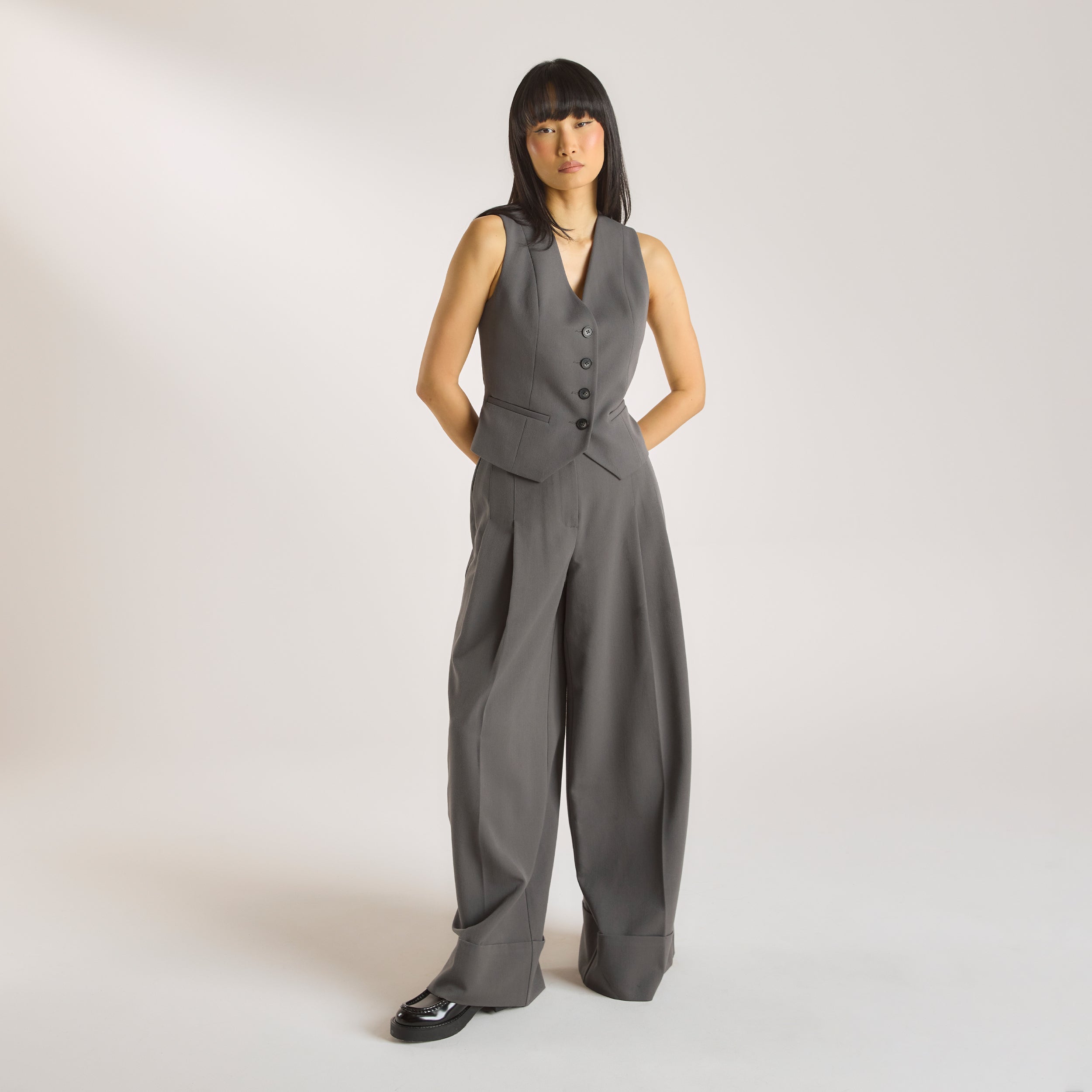 Tailored Waistcoat   | Tailored Waistcoat - Charcoal