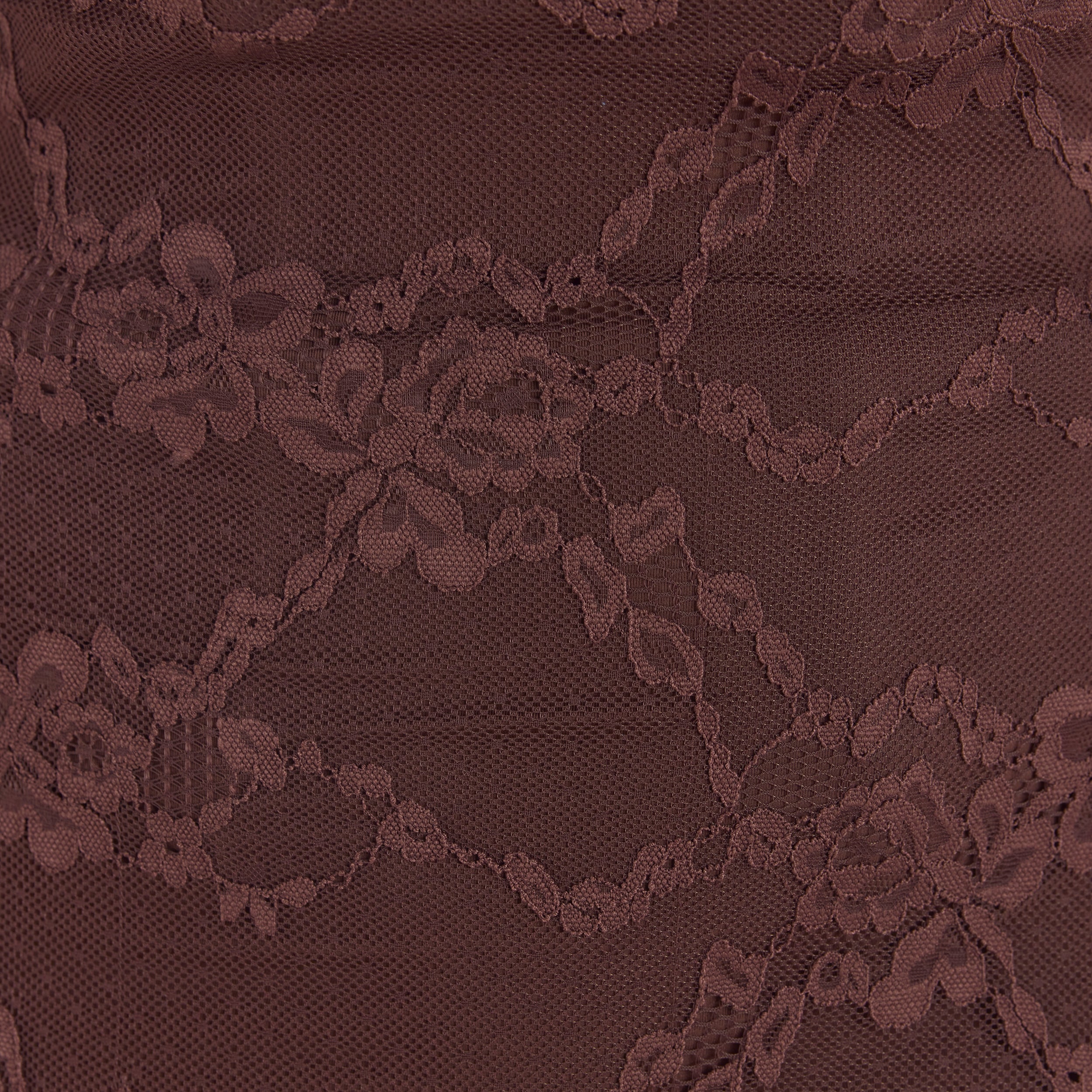 Blossom Maxi Dress with Bodysuit | Blossom Maxi Dress with Bodysuit - Chocolate