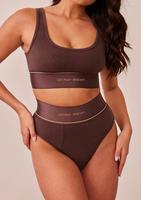 Loungerie Briefs - Chocolate – Lounge Underwear