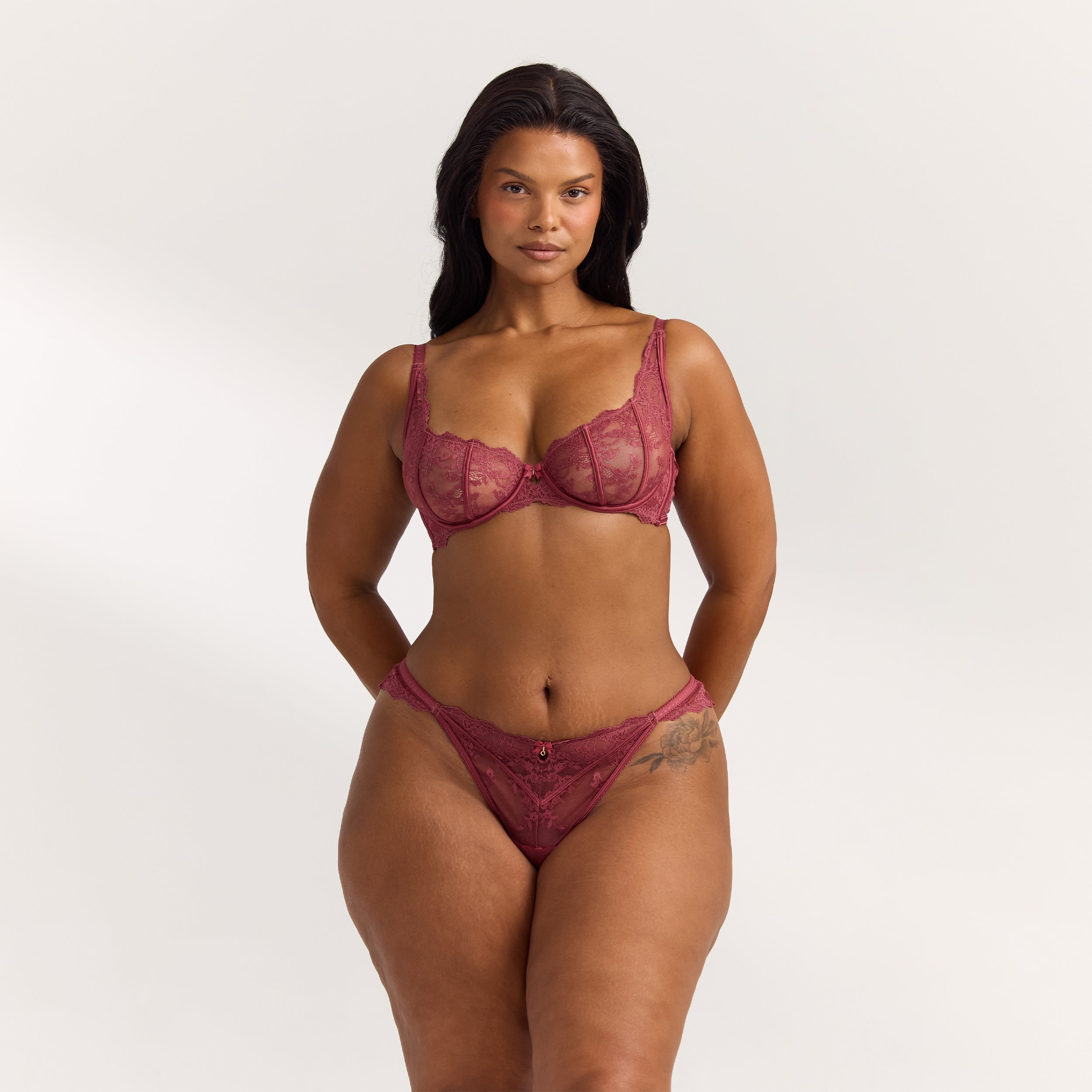 Enchant Plunge Bra | Enchant Plunge Bra - Rhubarb