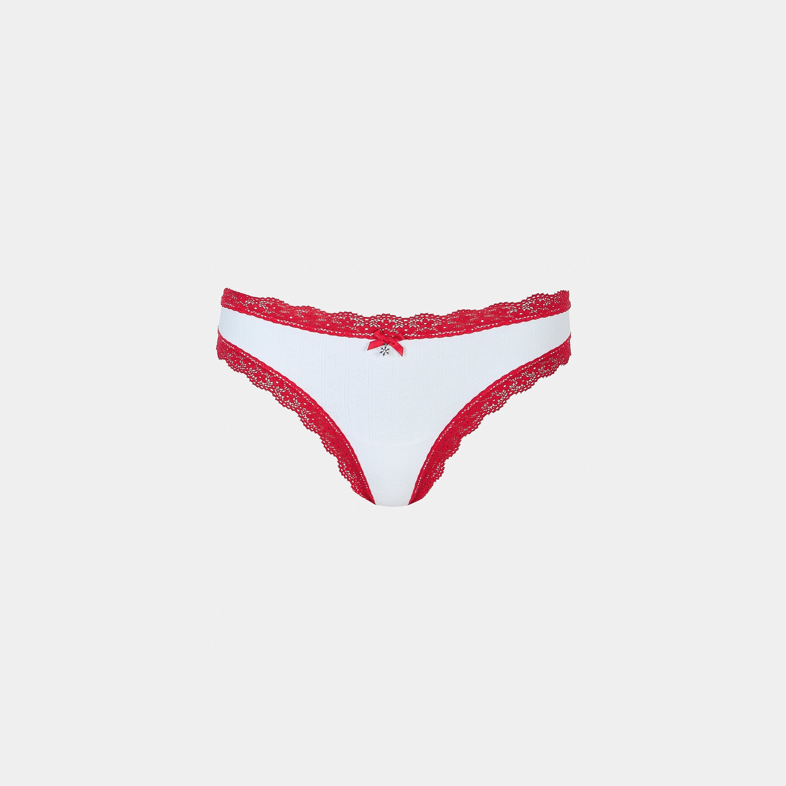 Snowflake Thongs (2-Pack) | Snowflake Thongs (2-Pack) - Red/White