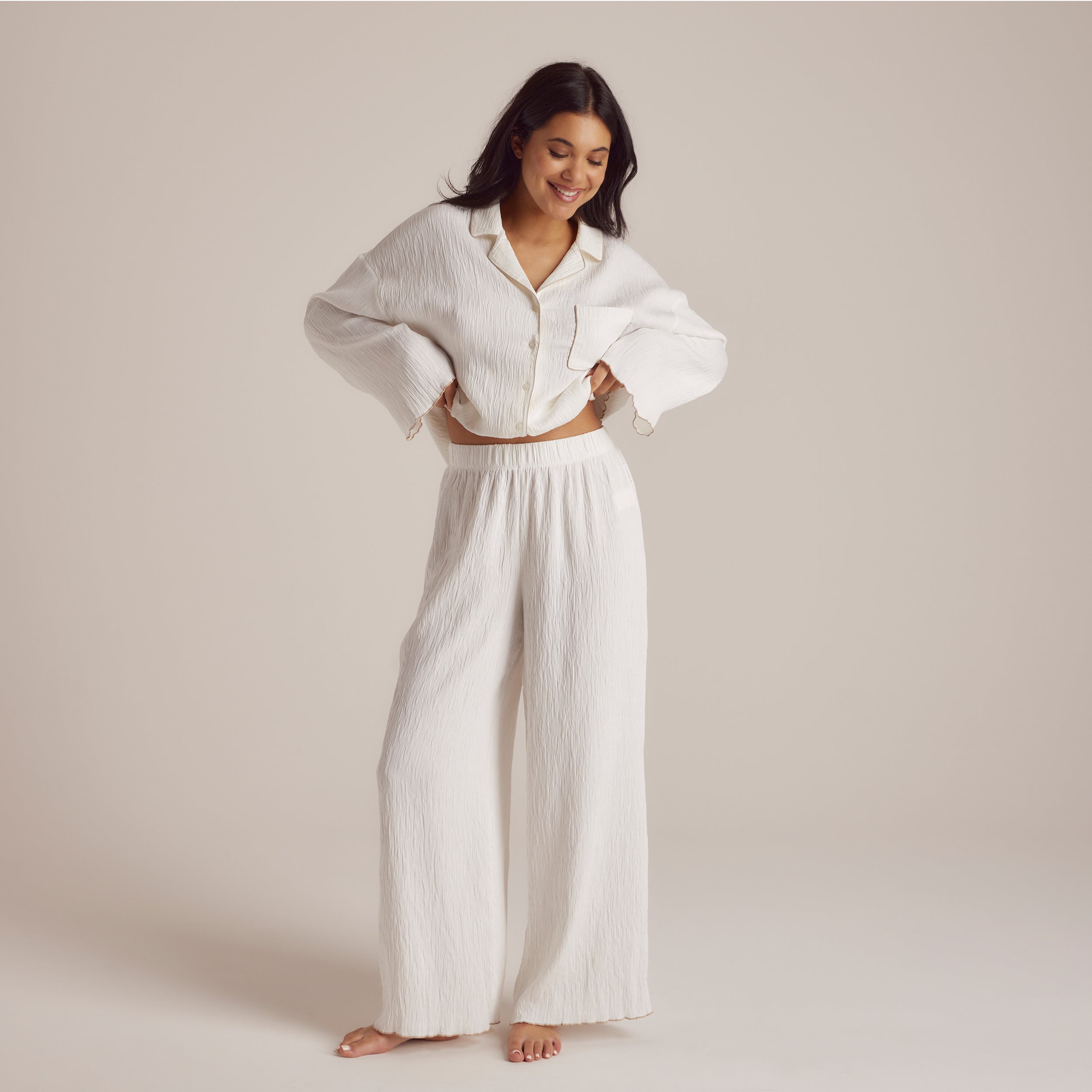 Crinkle Pyjama Bottoms | Imaani, S