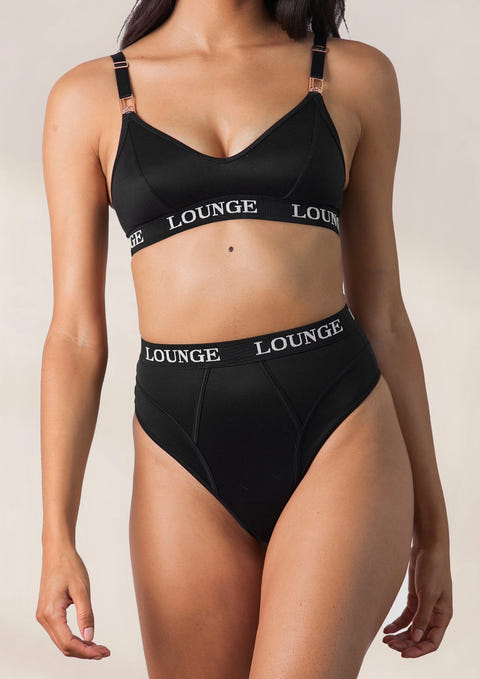 Nurture Nursing Bra - Black – Lounge Underwear