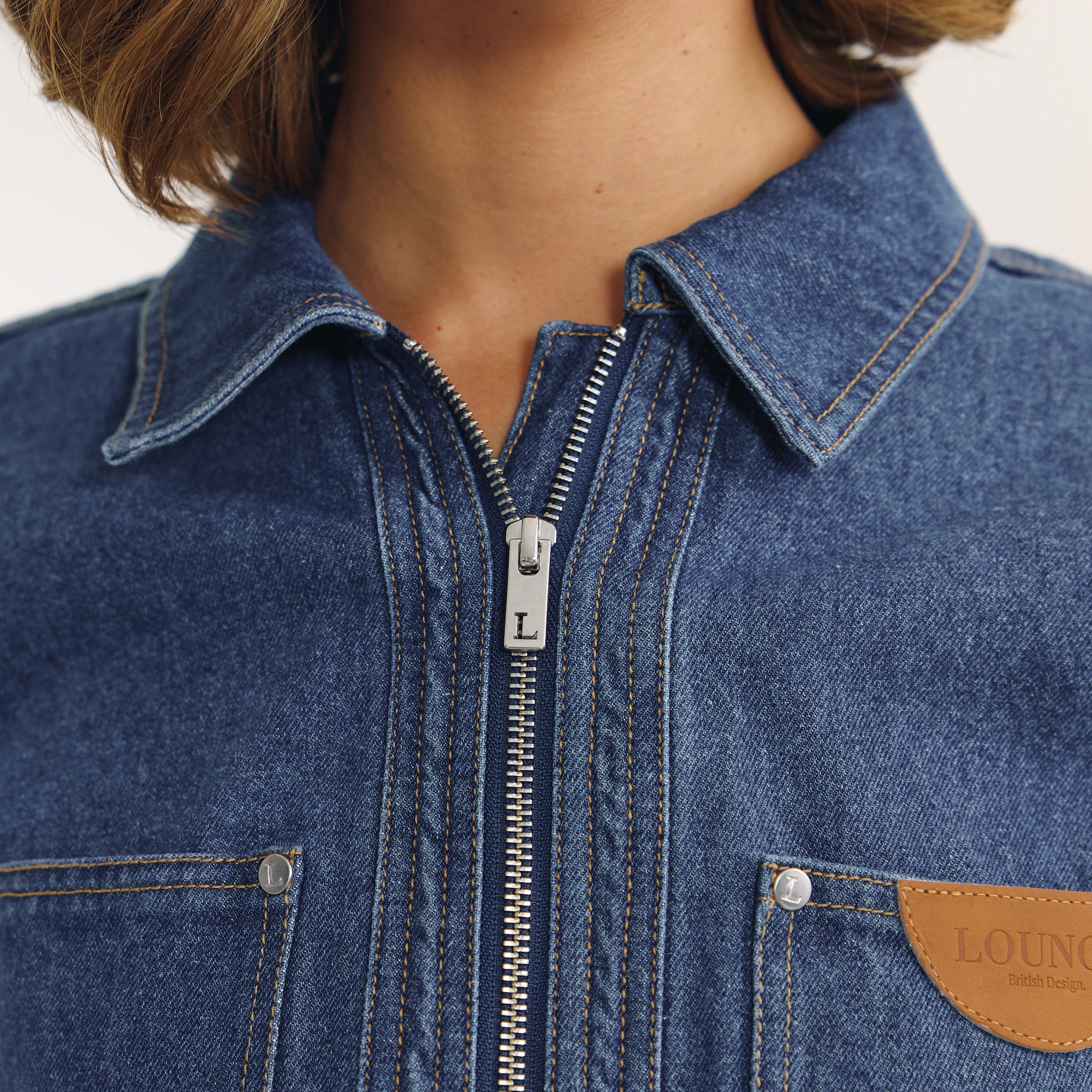 Boxy Denim Jacket | Boxy Denim Jacket - Blue