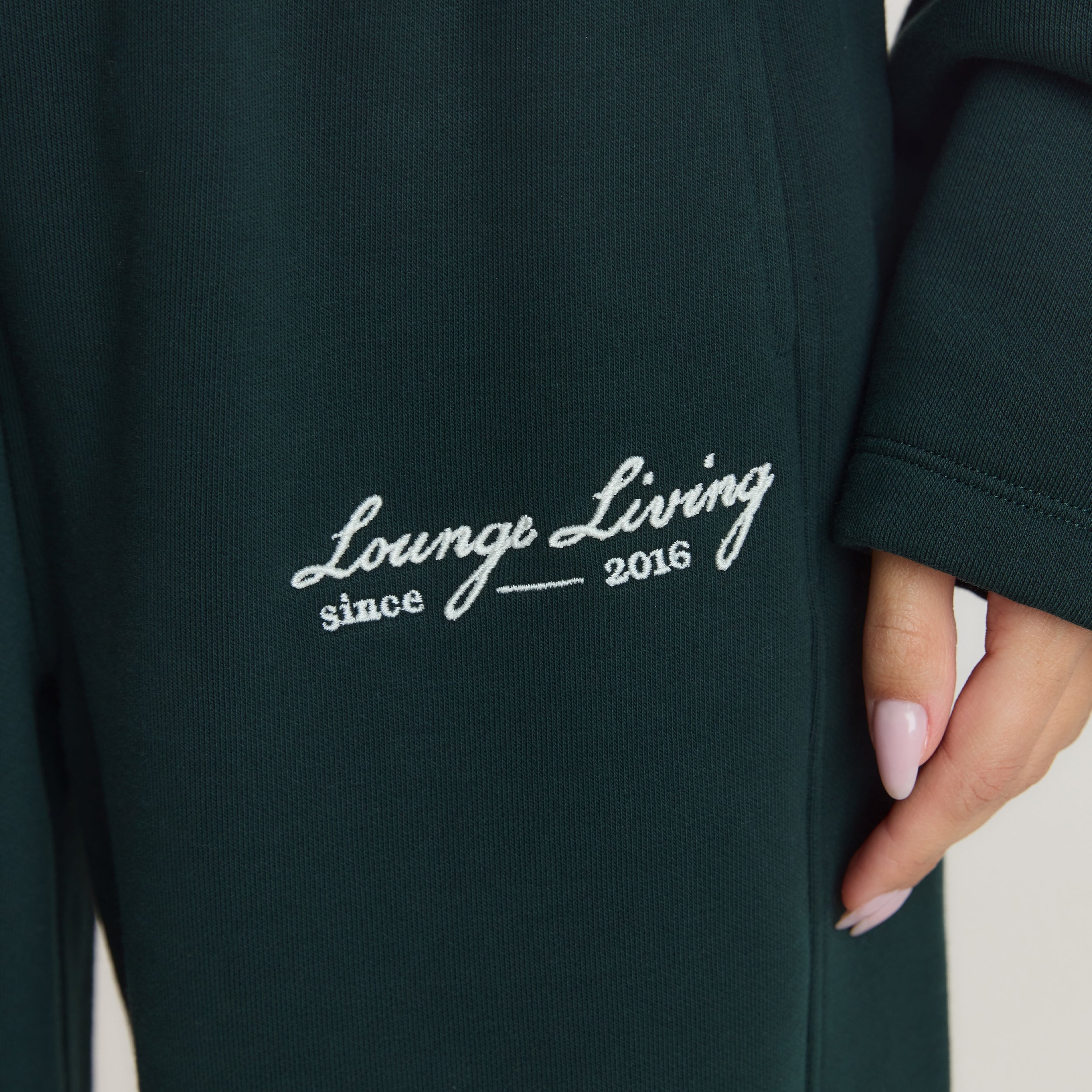 Lounge Living Straight-Leg Joggers | Lounge Living Straight-Leg Joggers - Forest Green