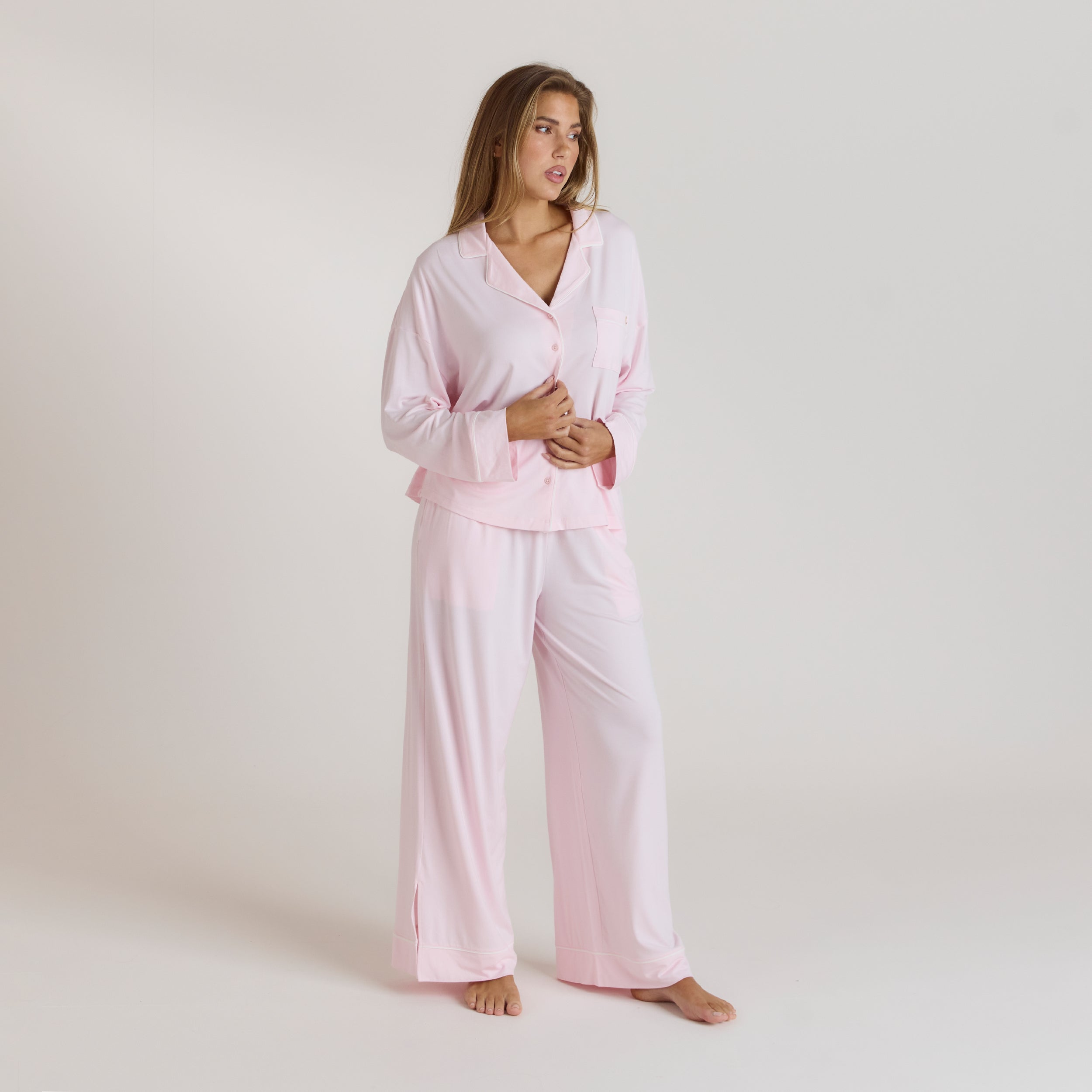 Modal Pyjama Shirt | Modal Pyjama Shirt - Pink