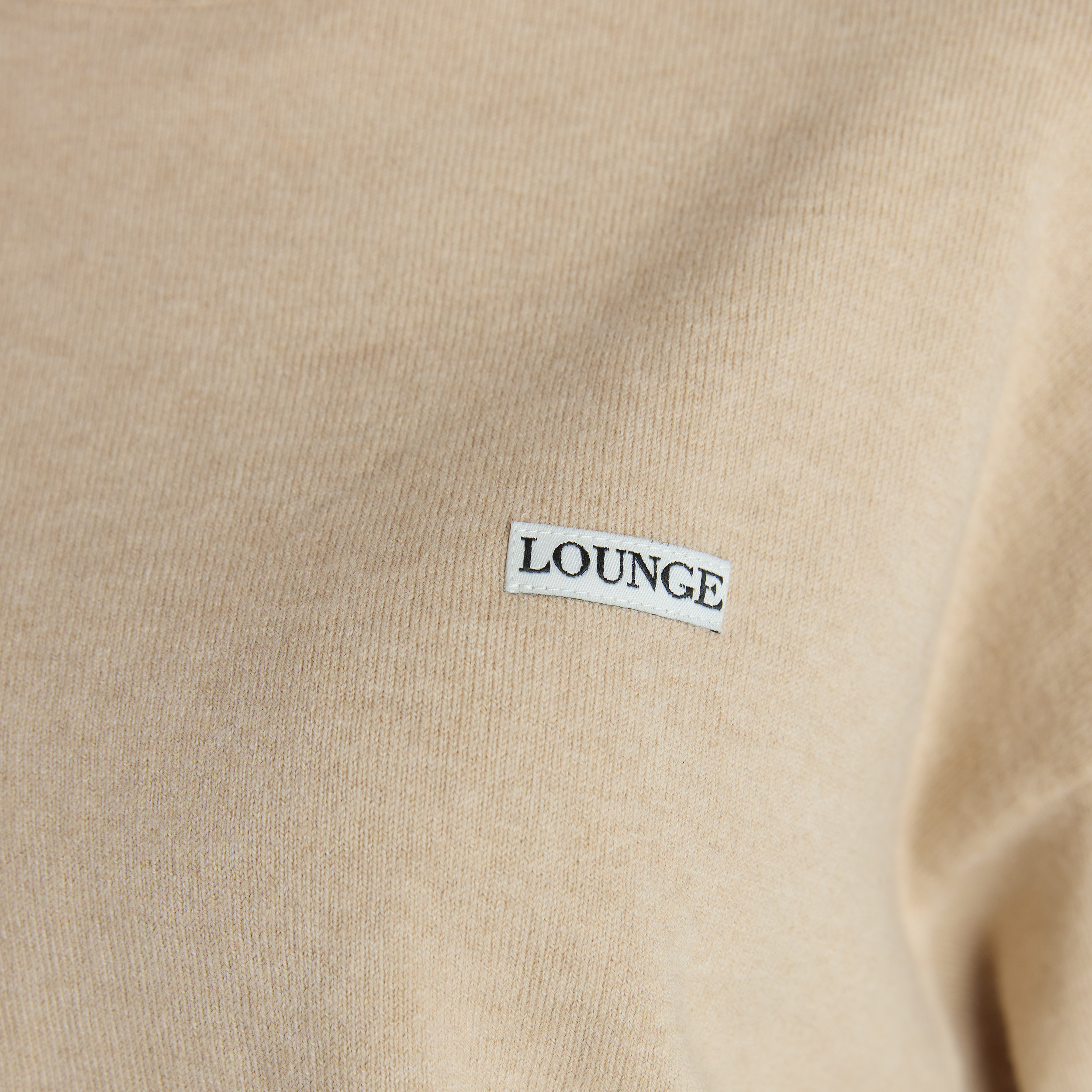 Cuffed Crew Neck Knitted Jumper | Cuffed Crew Neck Knitted Jumper - Oatmeal Marl