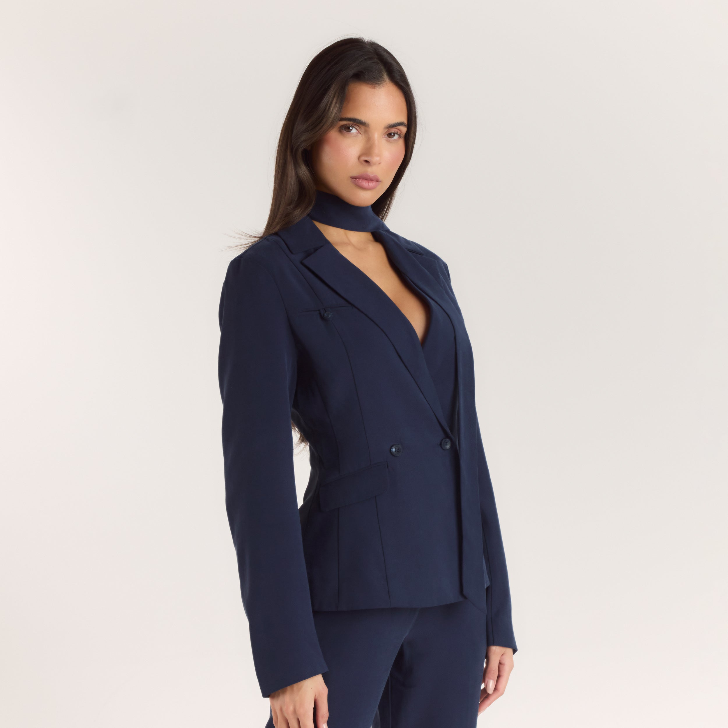 Multiway Fitted Blazer | Multiway Fitted Blazer - Navy