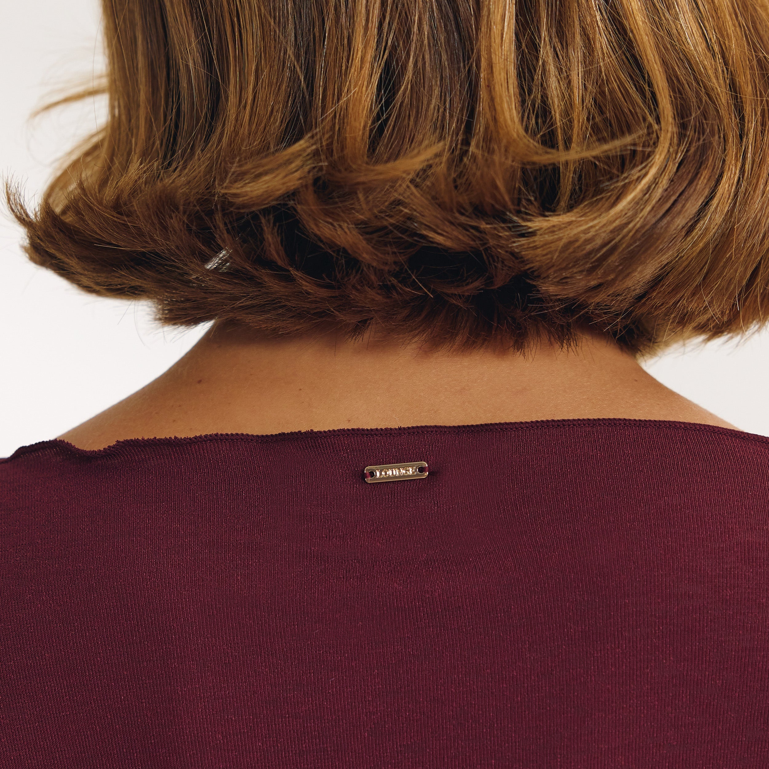 Slash Neck Top | Slash Neck Top - Cherry Lacquer