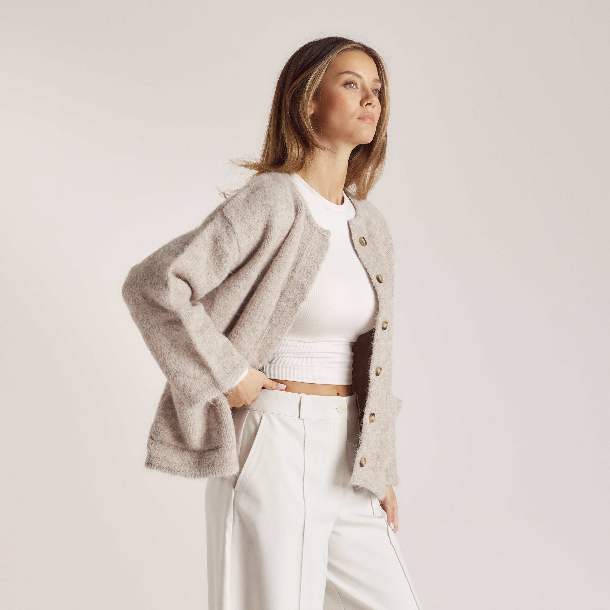 Alpaca Blend Jacket | Nicola, S