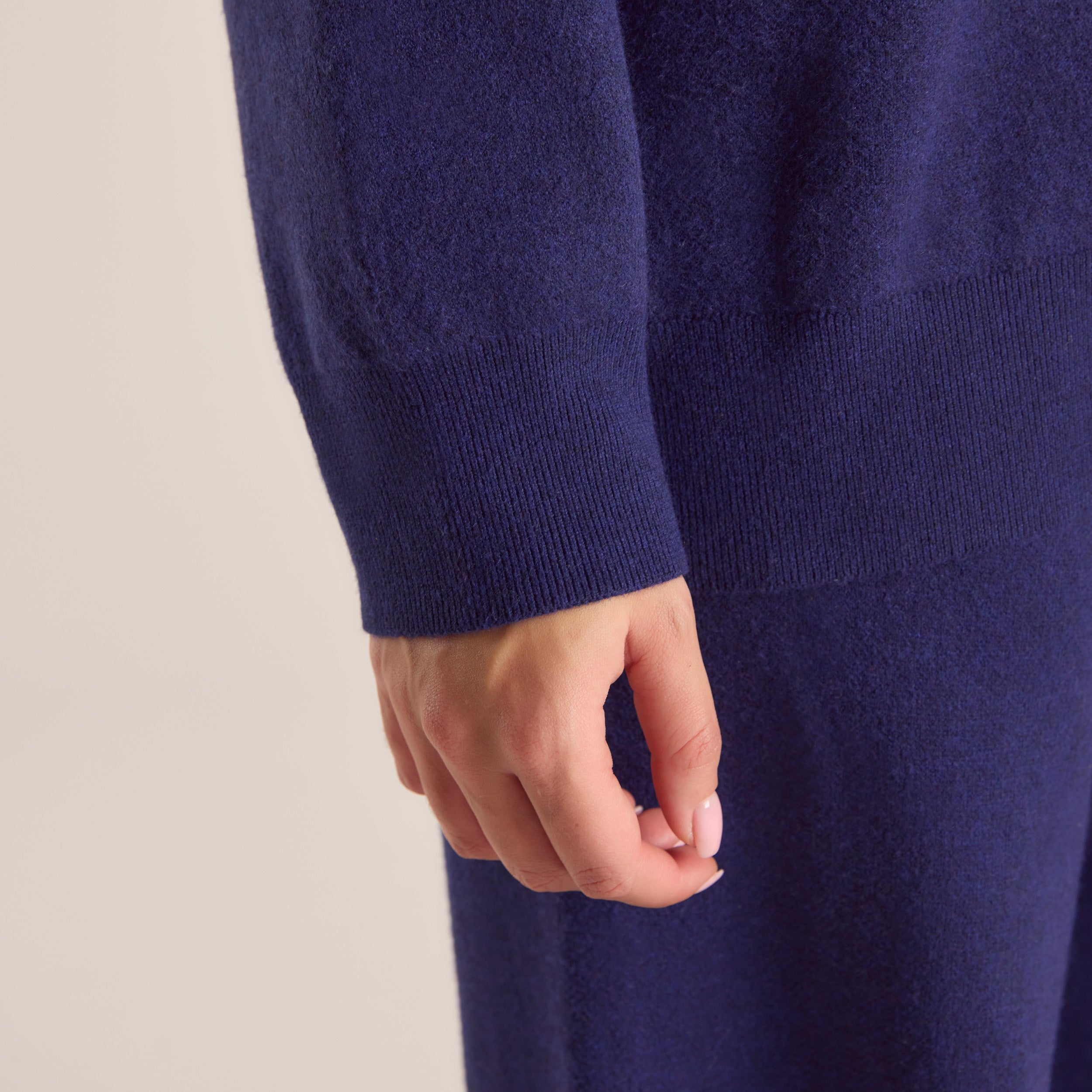 Logo Knitted Crew Neck Jumper | Logo Knitted Crew Neck Jumper - Navy