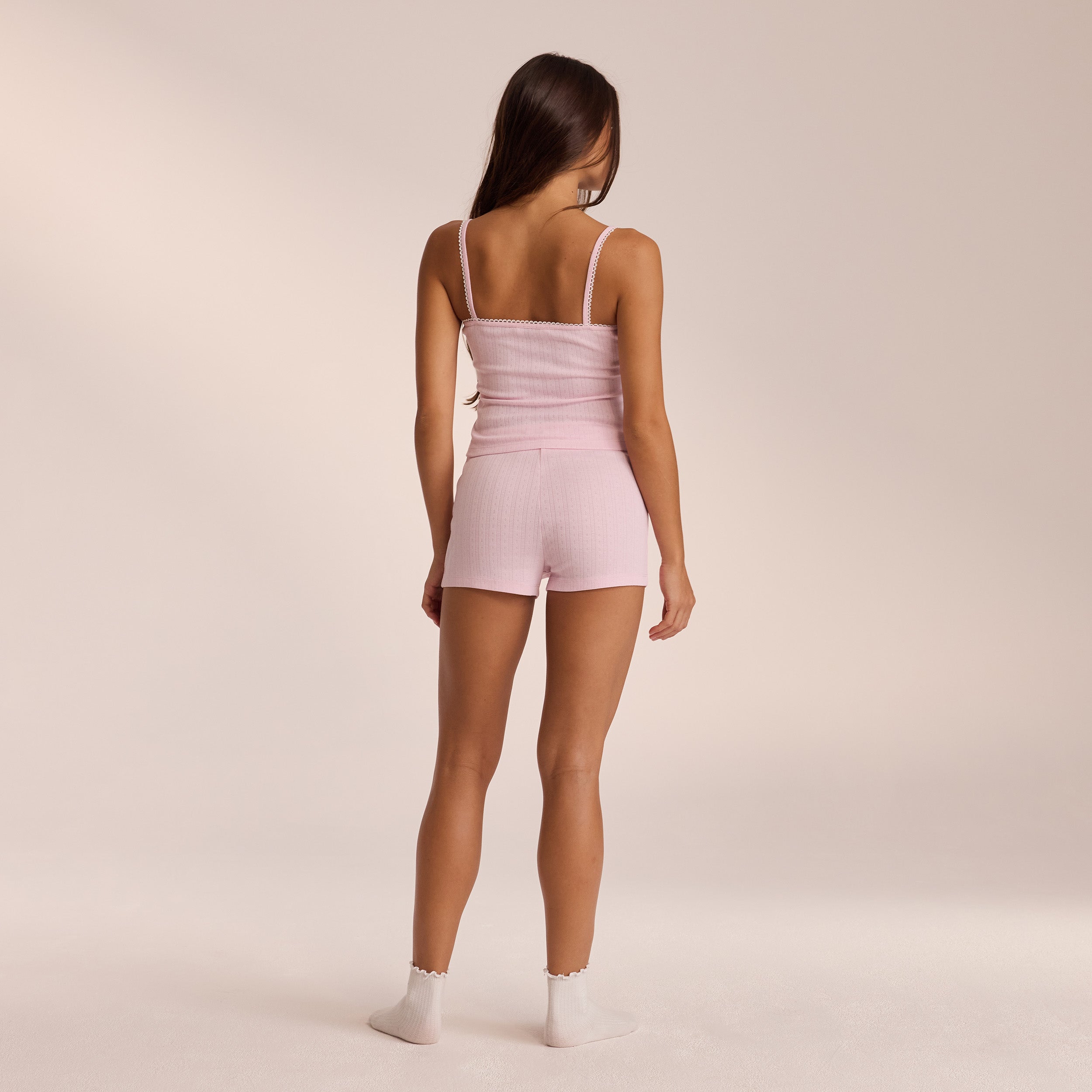 Pointelle Pyjama Shorts  | Ava, XS