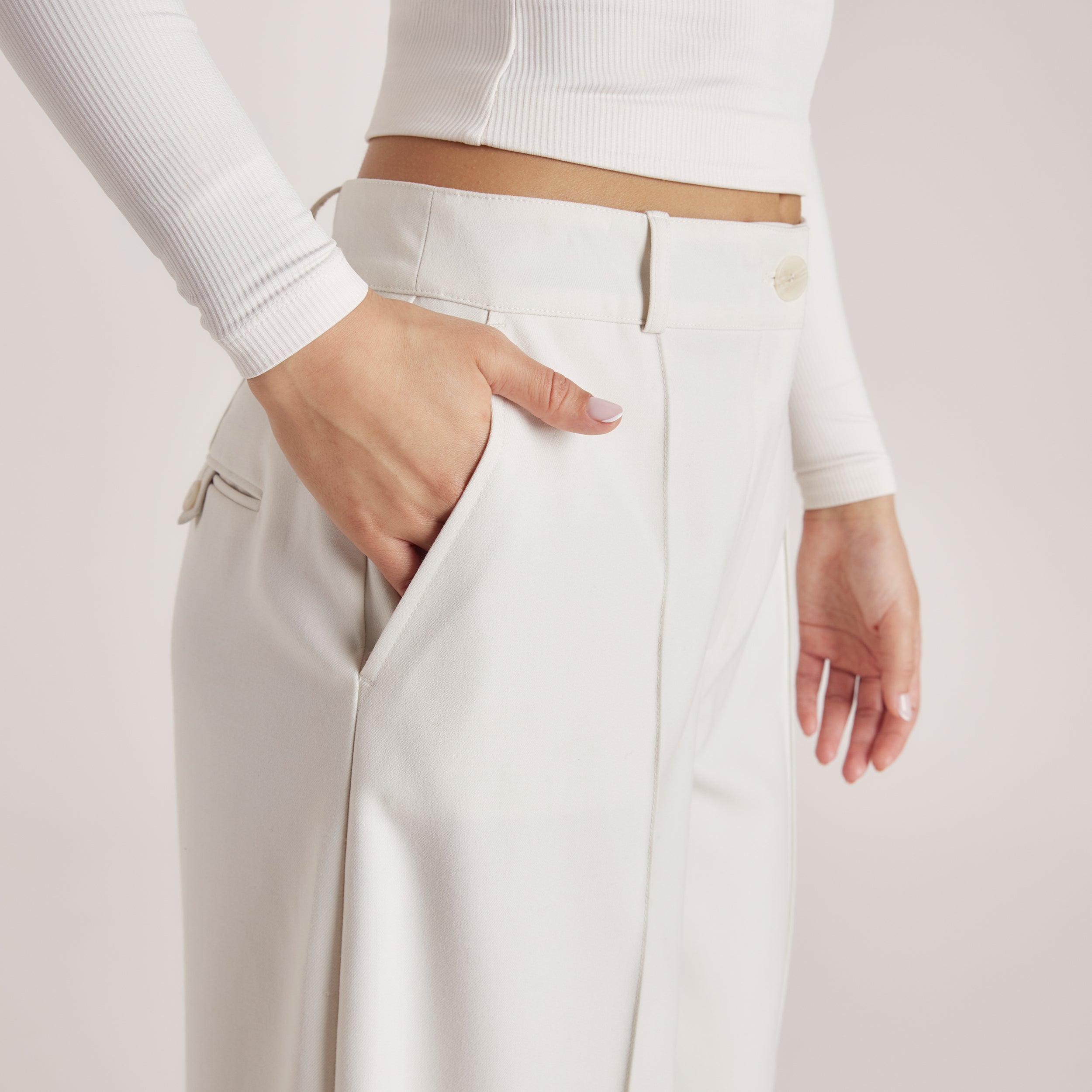 Wide-Leg Tailored Trousers | Nicola, XS/Regular