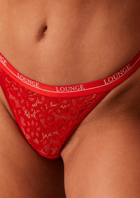 Balcony Bra - Red – Lounge Underwear