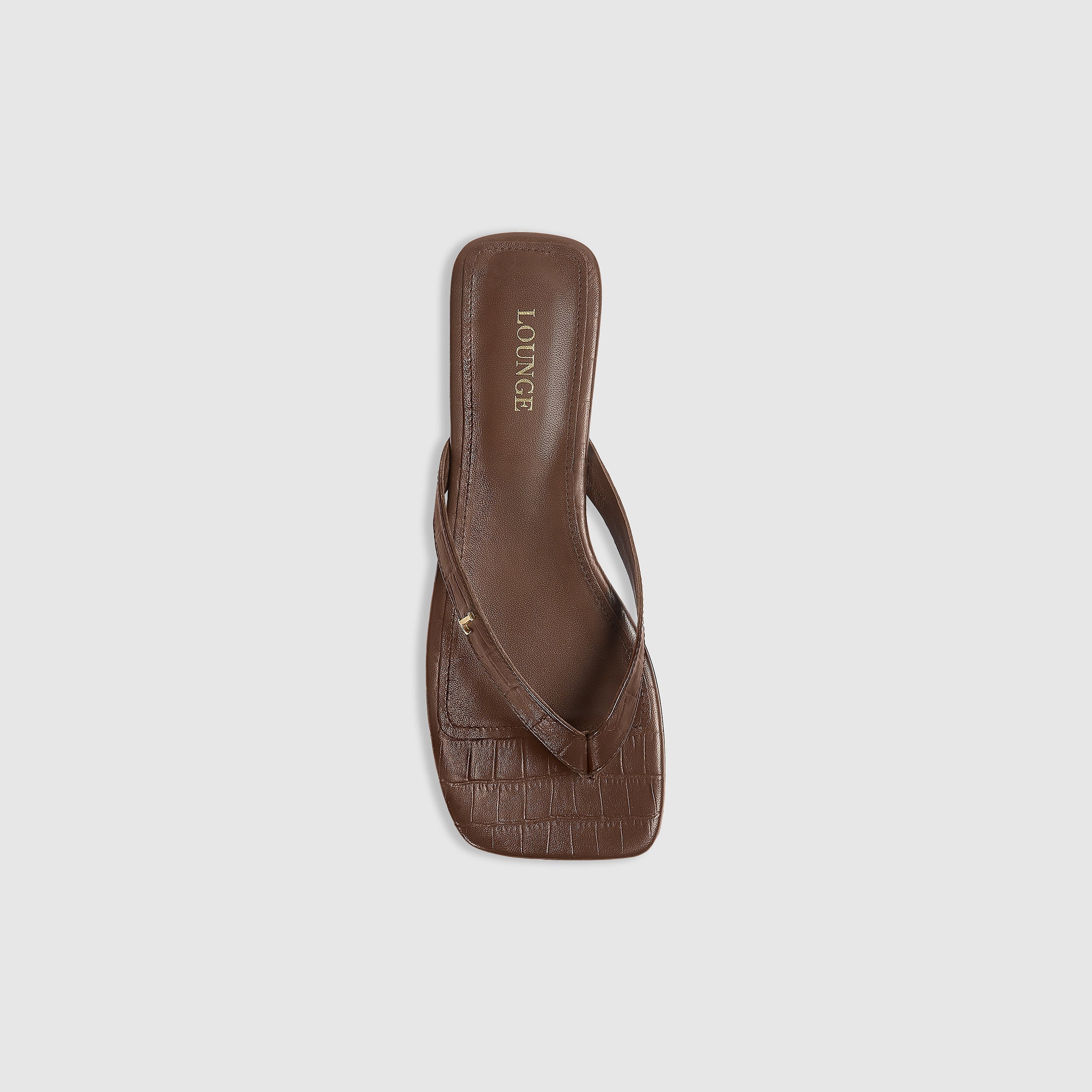Brielle Flip Flops - Chocolate alternate