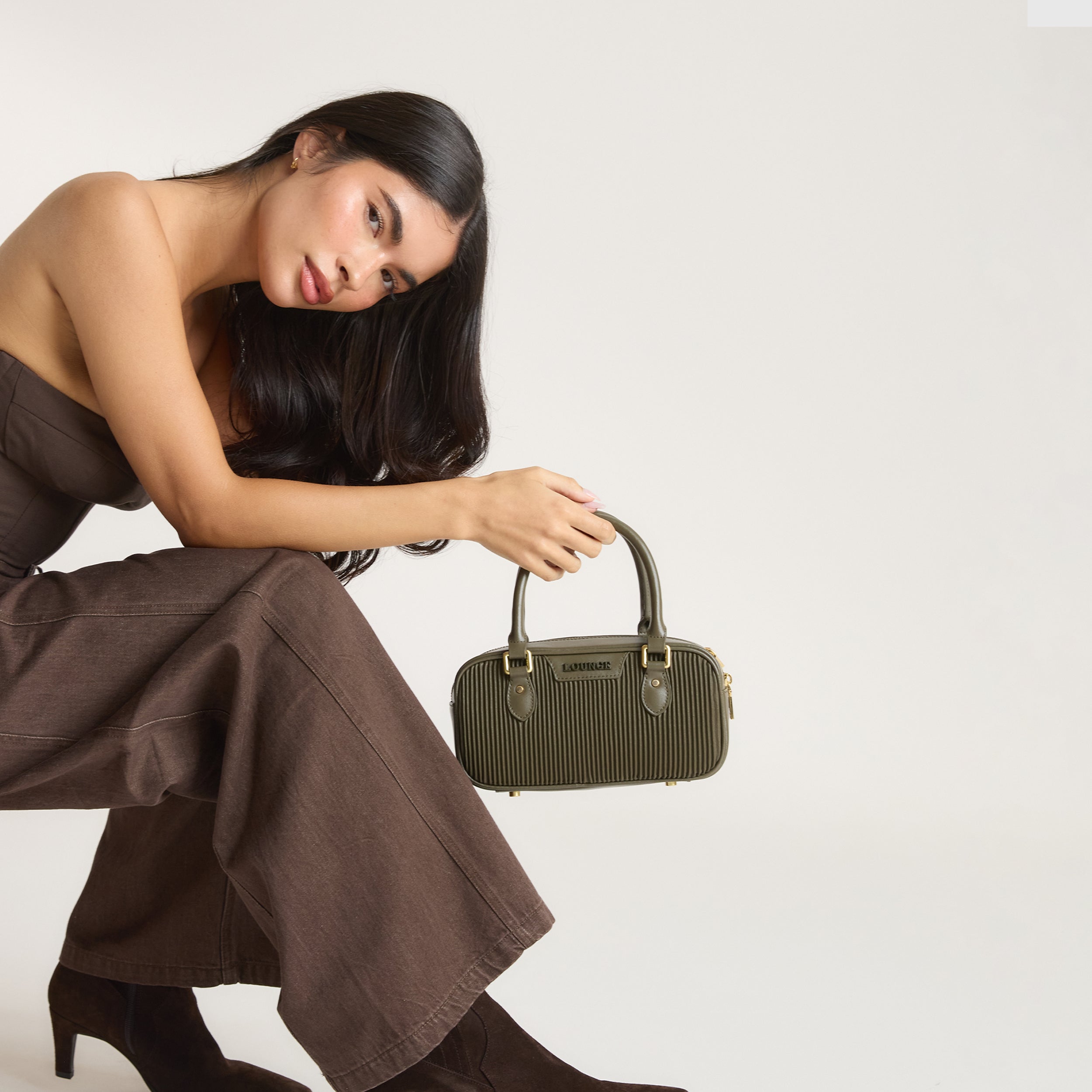 Annika Bowling Bag | Annika Bowling Bag - Olive