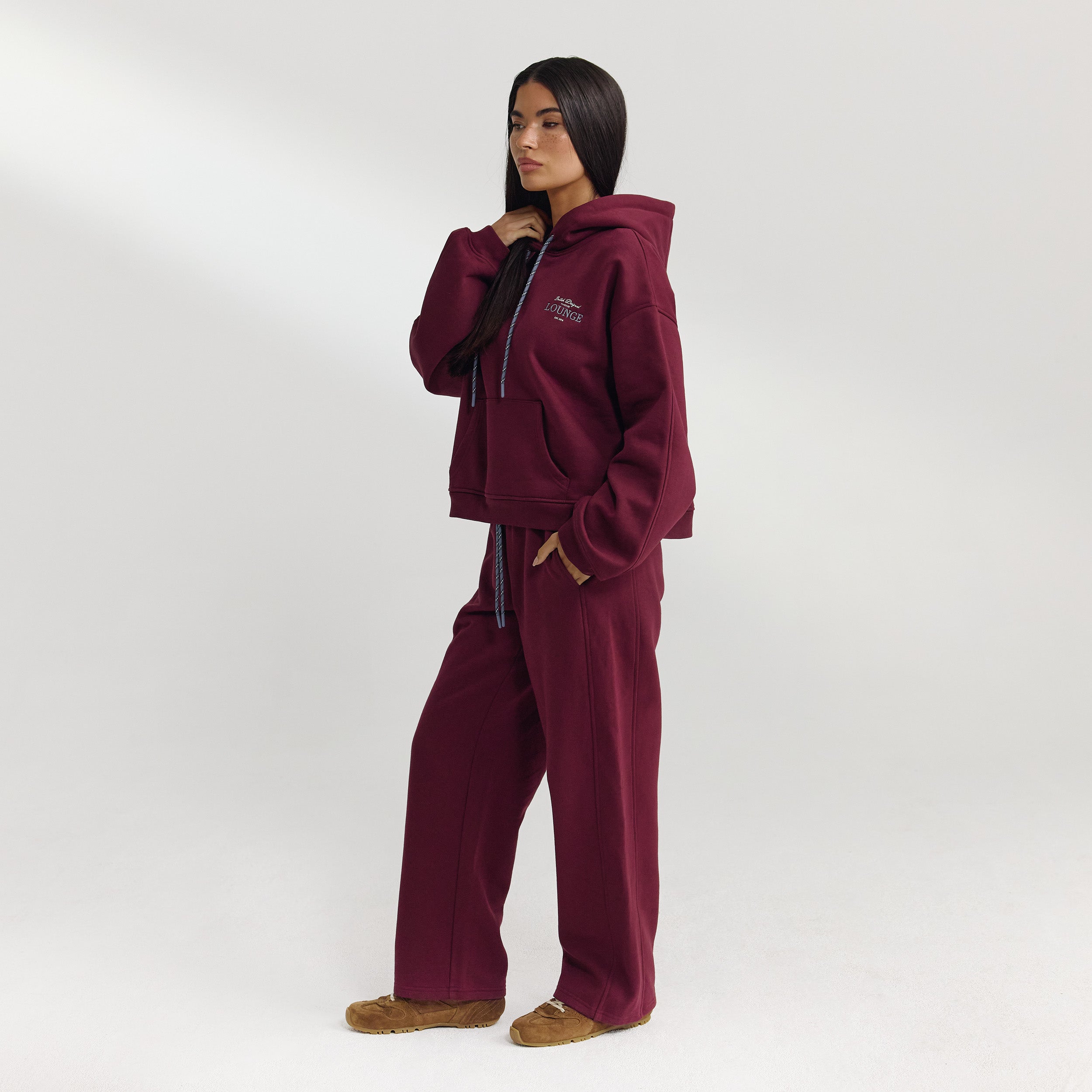 Oversized Hoodie | Oversized Hoodie - Cherry Lacquer