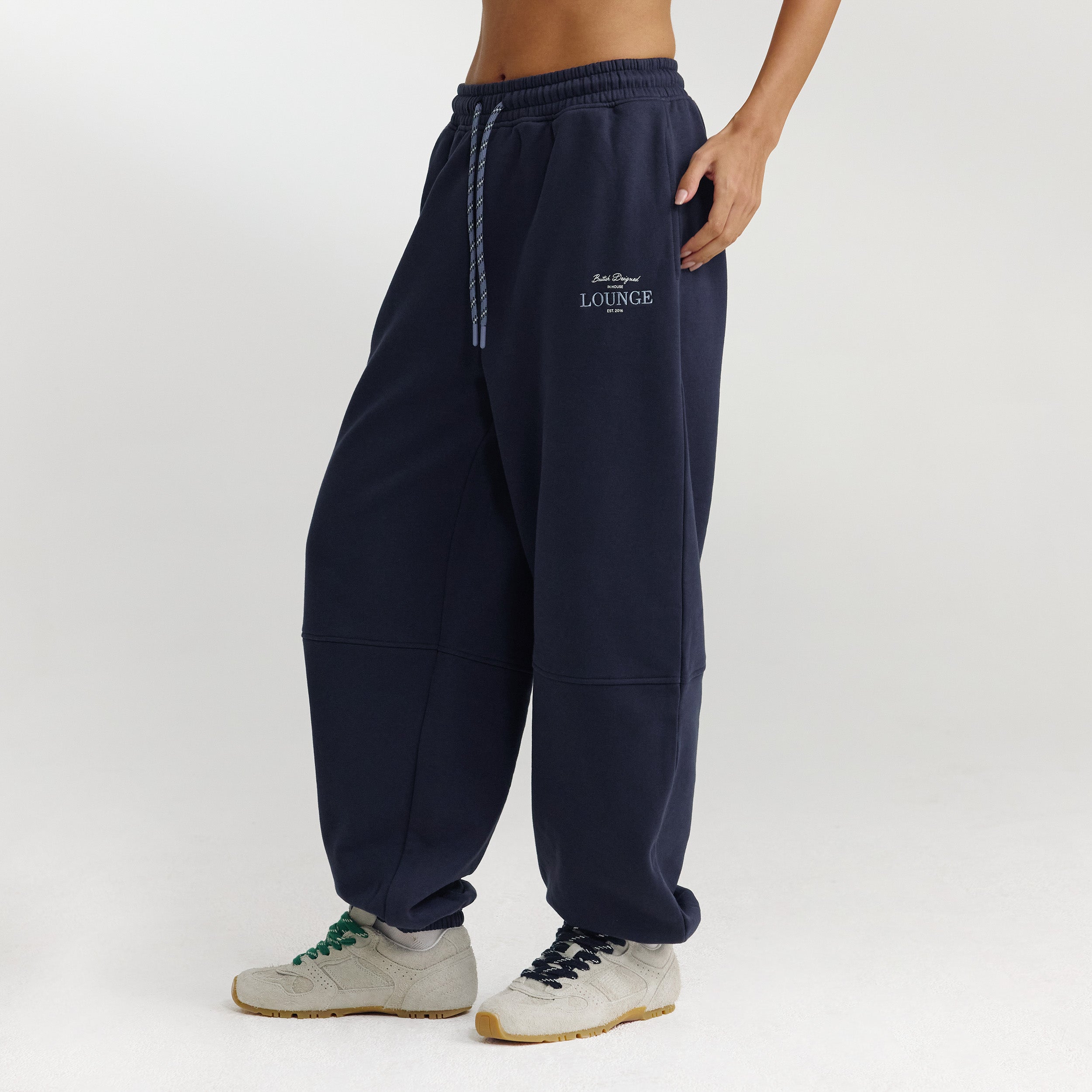 Barrel Leg Joggers | Barrel Leg Joggers - Dark Blue