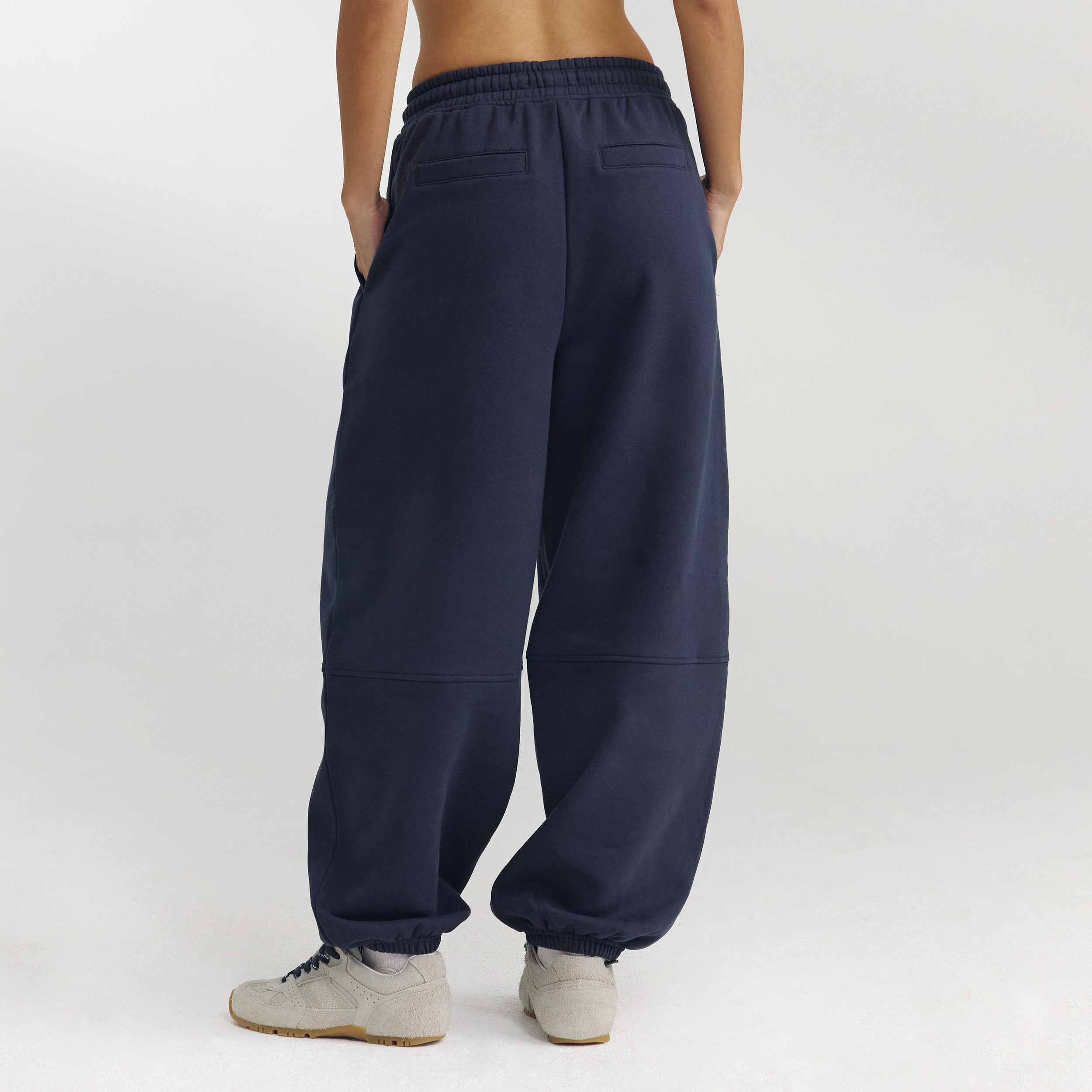 Barrel Leg Joggers | Barrel Leg Joggers - Dark Blue