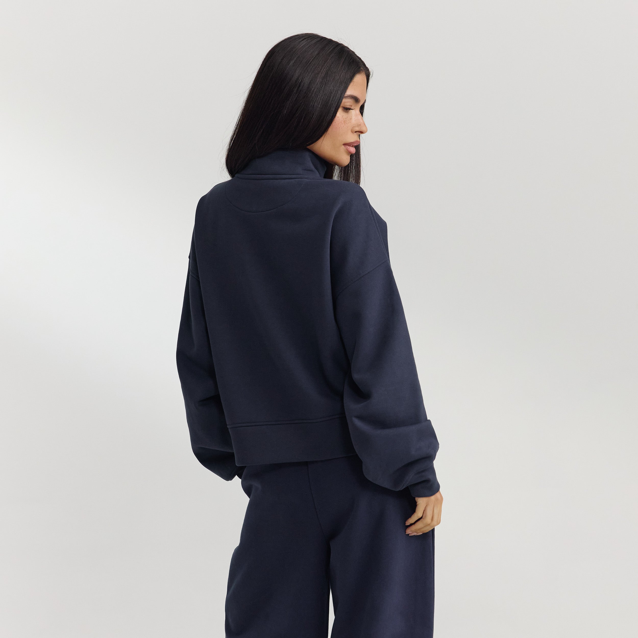 Quarter-Zip Jumper | Quarter-Zip Jumper - Dark Blue