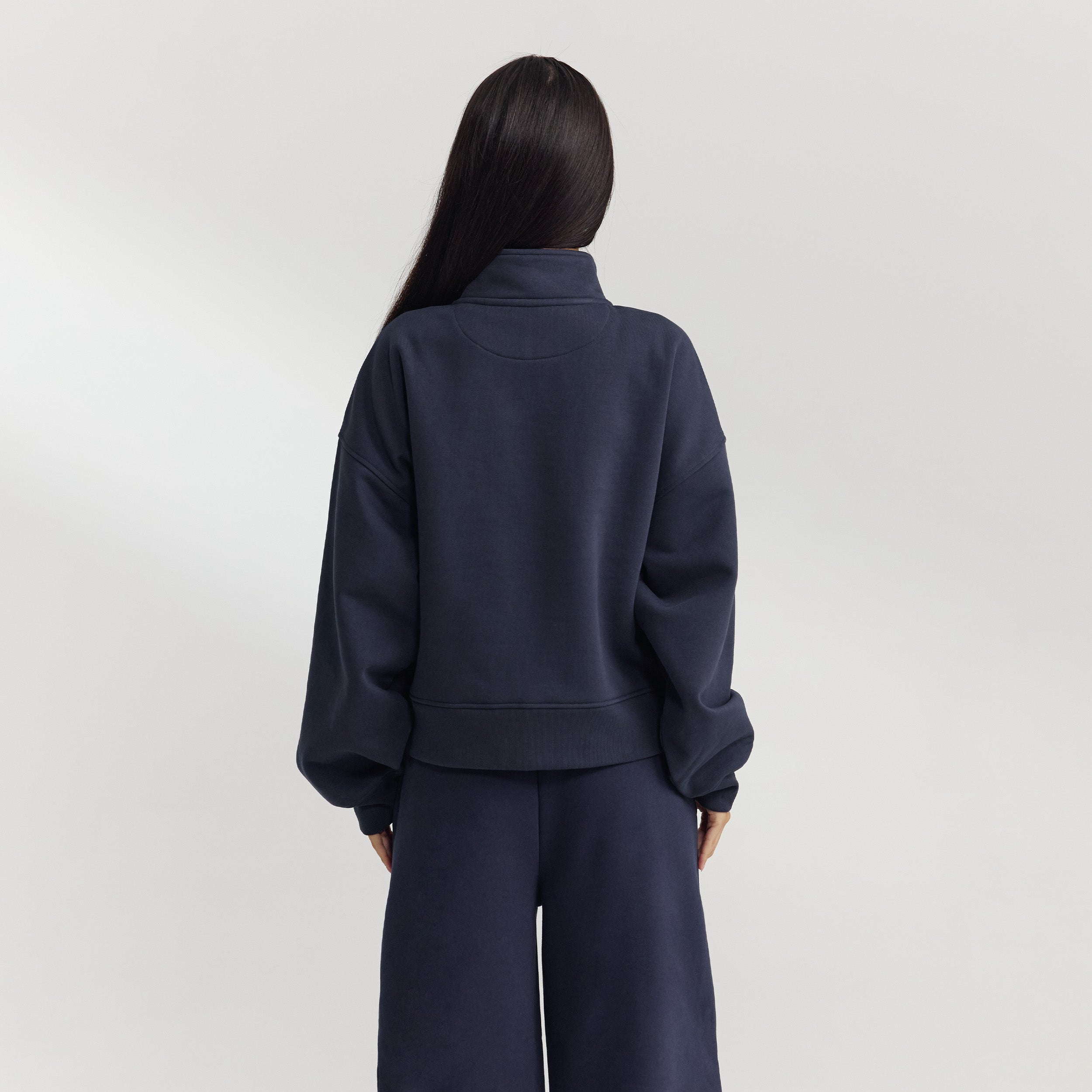 Quarter-Zip Jumper | Quarter-Zip Jumper - Dark Blue