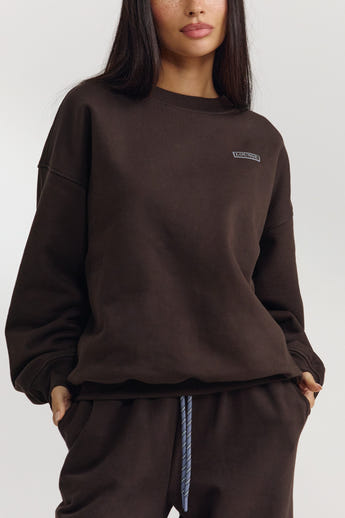 Oversized Jumper - Dark Chocolate alternate