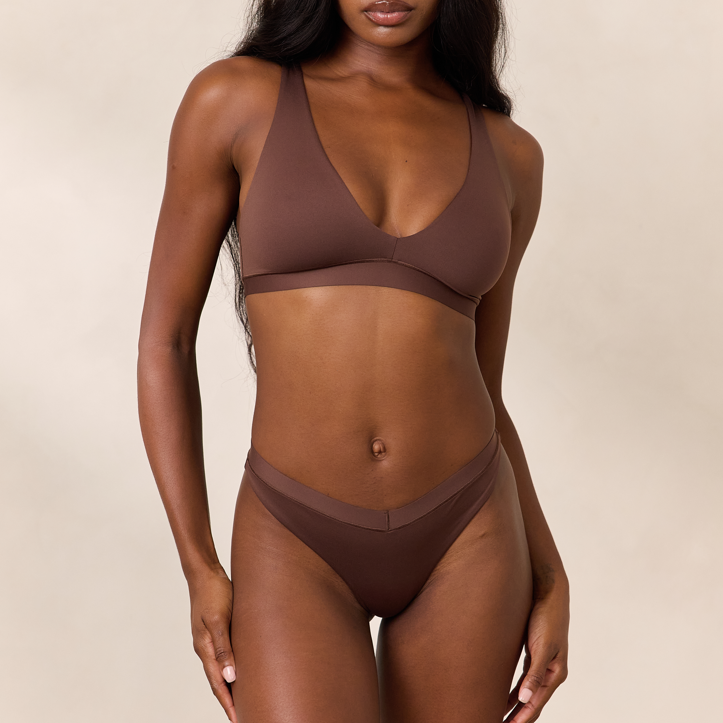 kiff lingerie / triangle layered bra